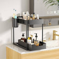 منظم تحت الحوض درجين متحرك – 2 Tier Under Sink Organizer