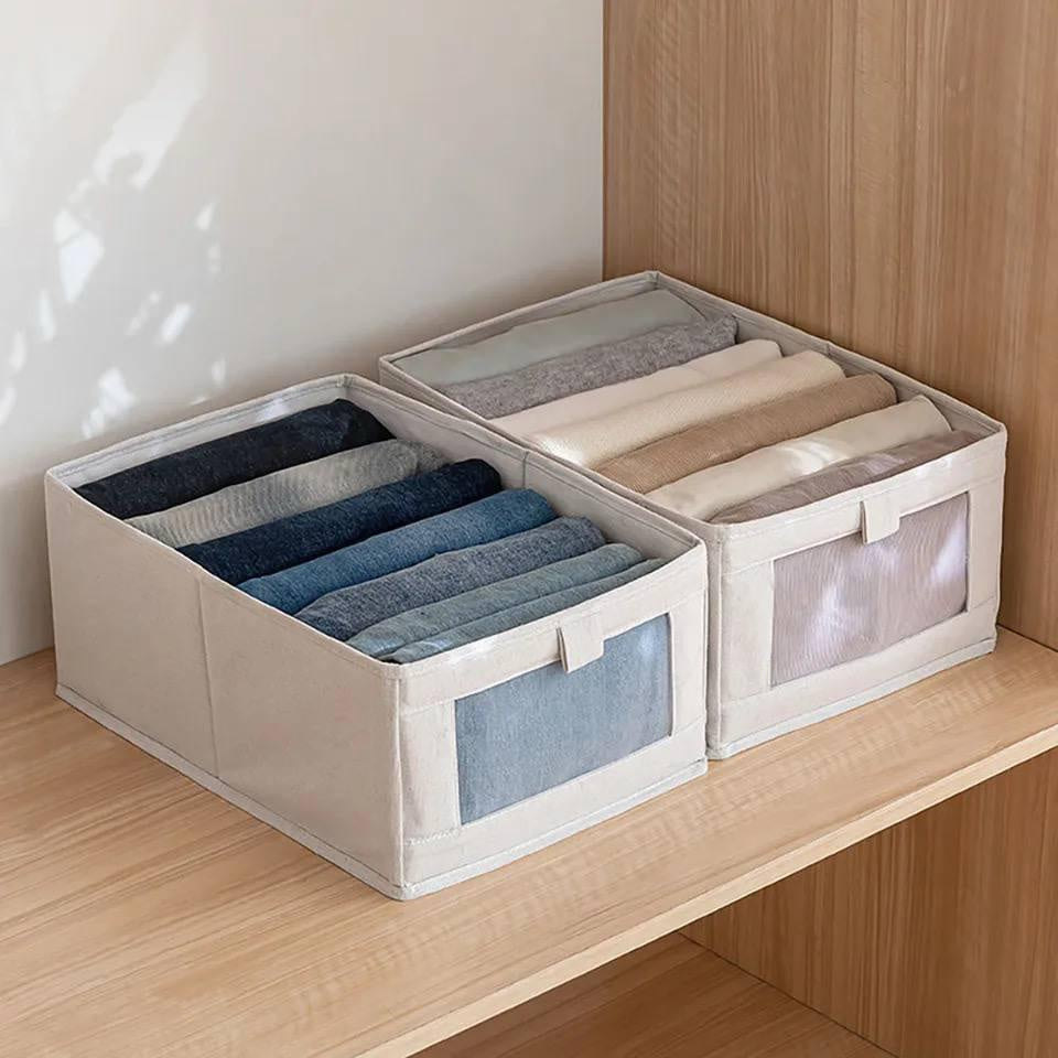 بوكس تخزين كتان Linen Trouser Organizer