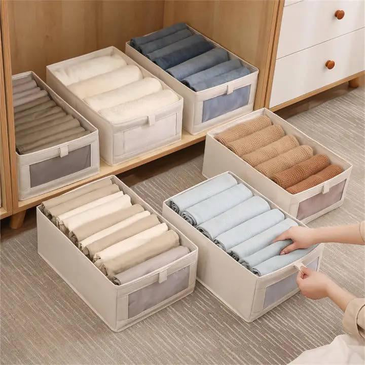 بوكس تخزين كتان Linen Trouser Organizer