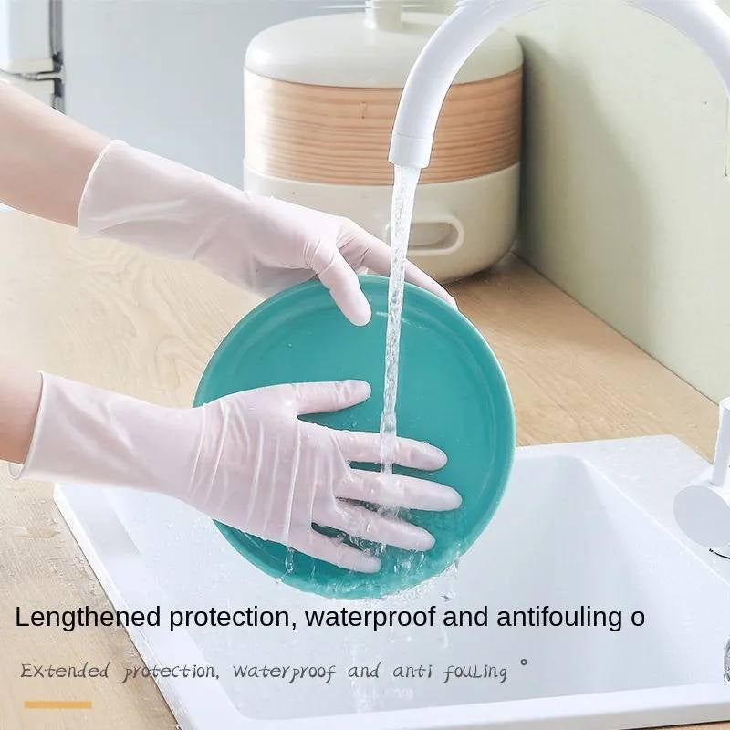 جوانتي سيلكون طويل Nitrile Gloves 30 Pcs